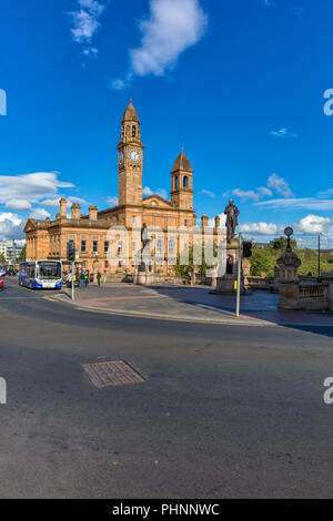 Town hall, Paisley, Renfrewshire, Scotland, UK Stock Photo