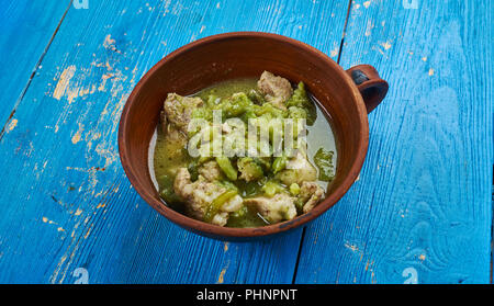 Pork Chili Verde Stock Photo