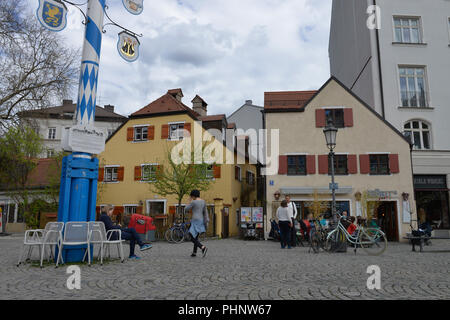 Wiener Platz, Alt-Haidhausen, Haidhausen, Muenchen, Bayern, Deutschland Stock Photo