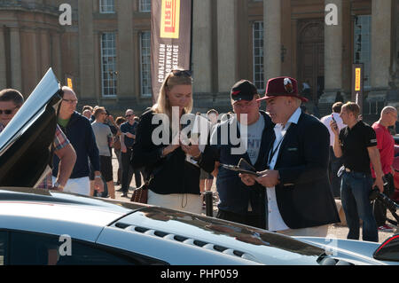 Woodstock, Oxfordshire, UK. 02nd Sep, 2018. Jodie Kidd in attendance at the Salon Prive Concours, Blenheim Palace Classic and Supercar event, Woodstock, Oxfordshire, 2nd Sep 2018 Credit: Stanislav Halcin/Alamy Live News