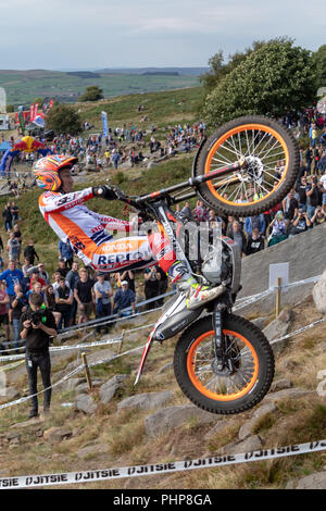 Yorkshire, UK. 2 September 2018. Final  round of THE WORLD TRIALS GP. Addingham Moorside, Silsden, UK. 2 9 18 Credit: RHB/Alamy Live News Stock Photo