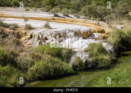 volcanic activities at waimangu Stock Photo