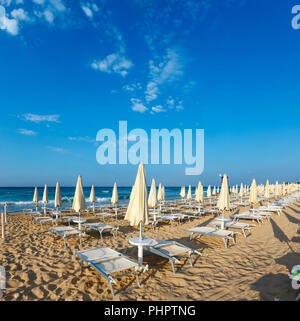 Beach Maldives of Salento, Pescoluse, Puglia, Italy Stock Photo