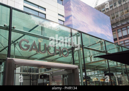 Gaucho Broadgate, Finsbury Avenue, London, EC2, UK Stock Photo