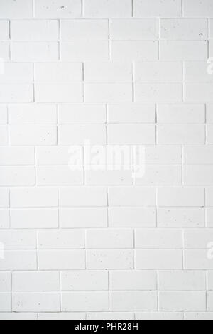 Light grey brick wall background Stock Photo