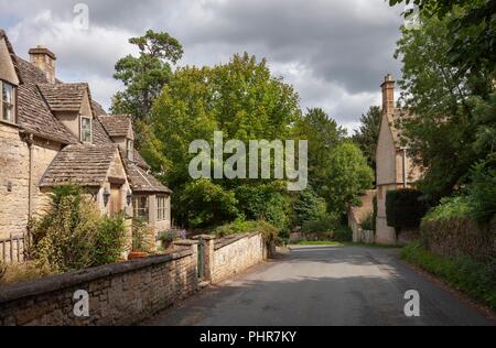 Temple Guiting village, Cotswolds, Gloucestershire, England. Stock Photo