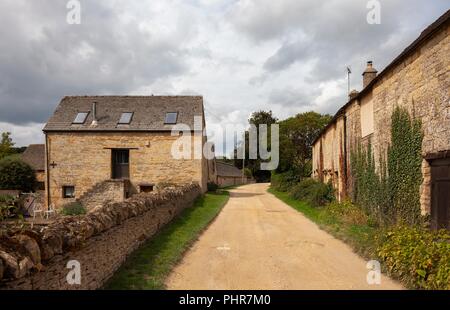 Temple Guiting village, Cotswolds, Gloucestershire, England. Stock Photo