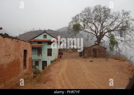 Along Highway, Sindhuli, Nepal Stock Photo