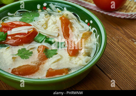 Turkmen Fish shorba Stock Photo