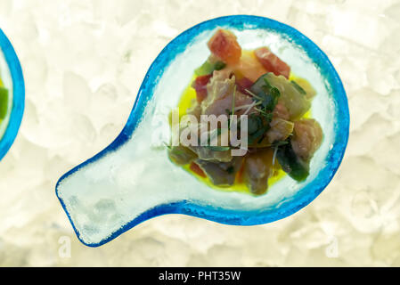 Salad canape Stock Photo