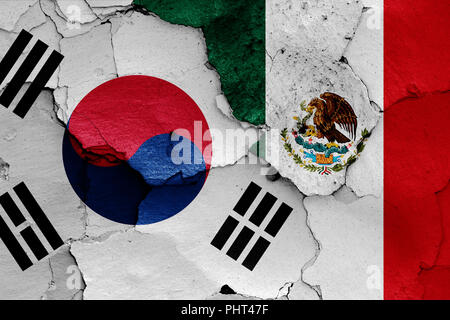 Flags Of South Korea And Mexico Stock Photo Alamy flags-of-south-korea-and-mexico-stock-photo-alamy