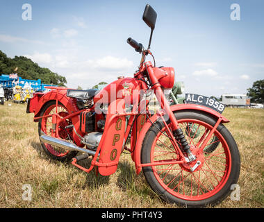 A BSA Bantam G.P.O. Post Office vintage motorbike Stock Photo