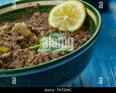 Pakistani Mutton Taka Tak Stock Photo