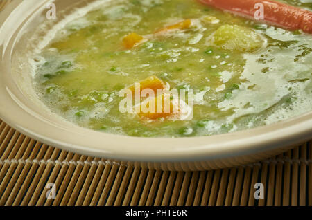 German  Erbsensuppe Stock Photo