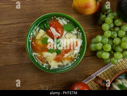 Turkmen Fish shorba Stock Photo