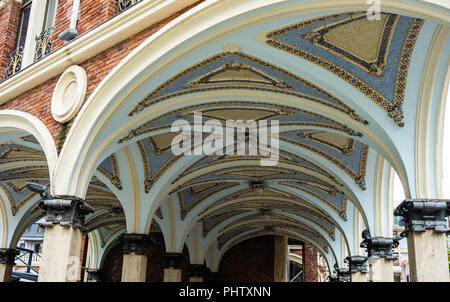 Batumi, Georgia / July 10, 2018: Architecture of Old Batumi famous Piazza square close to the Port of Batumi Stock Photo