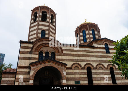 Batumi, Georgia / July 10, 2018: Church of St. Nicholas in Old town of Batumi was built in 1865 Stock Photo