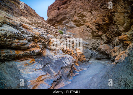 Golden Canyon Trail in Death Valley National Park Stock Photo