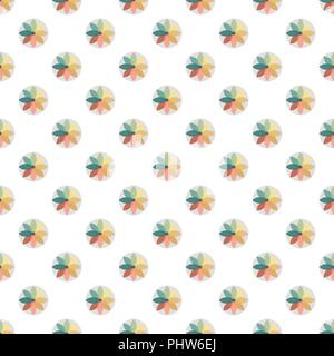 Seamless background of vector and colorful of abstract background texture, pattern background that create by circle, oval, square, jagged edge, star. Stock Vector