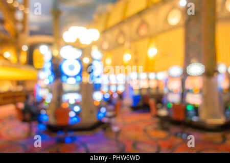 Las Vegas Casino Background Stock Photo