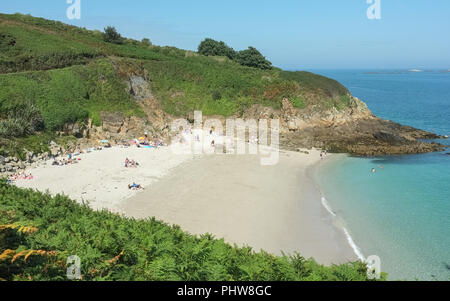 Belvoir Bay, Herm Island Stock Photo