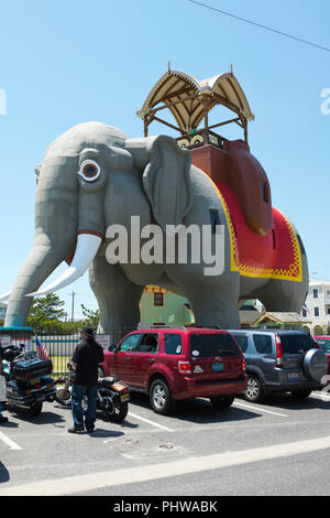 Lucy the Elephant animal like house in Atlantic city Stock Photo