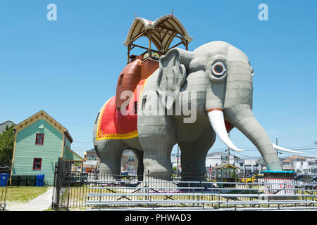 Lucy the Elephant animal like house in Atlantic city Stock Photo