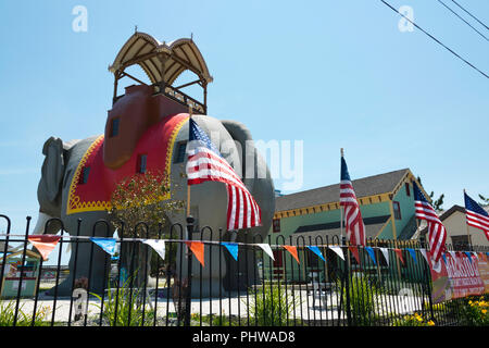 Lucy the Elephant animal like house in Atlantic city Stock Photo