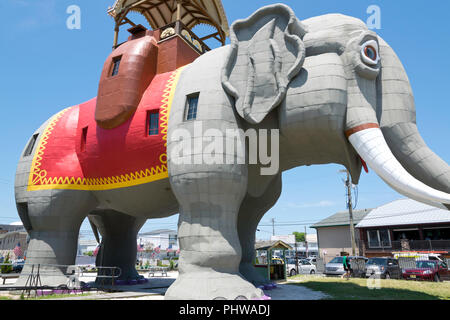 Lucy the Elephant animal like house in Atlantic city Stock Photo