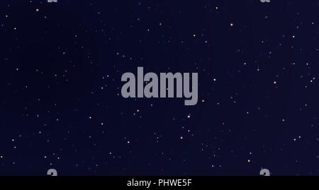 Space stars background. Light night sky vector. Stock Vector