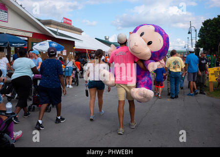 giant stuffed animals from the fair