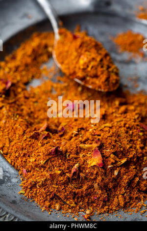 Ras el hanout, a spice mix from North Africa Stock Photo