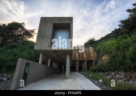 Oil tank culture park Stock Photo