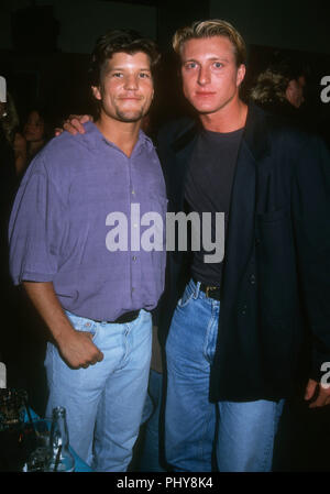 William Zabka and guest The LA Premiere of 'The Karate Kid' held at the ...