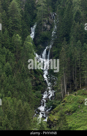 Big Waterfall, Obertal, Schladming, Styria, Austria Stock Photo