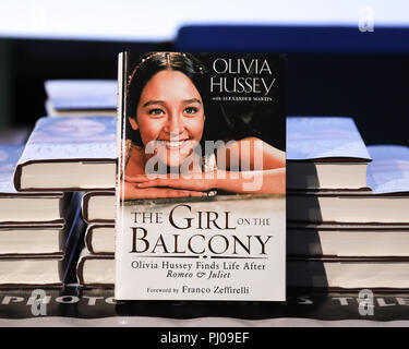 Olivia Hussey Signs Copies Of Her New Book 'The Girl On The Balcony ...