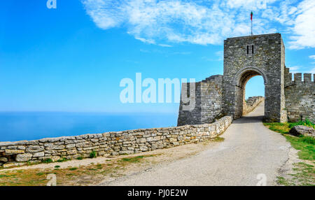 Fortress on Cape Kaliakra, Bulgaria. View of the sea. Stock Photo