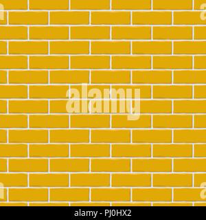 Orange bricks. Seamless pattern Stock Vector