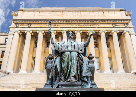 The Library of Columbia University in the City of New York Stock Photo