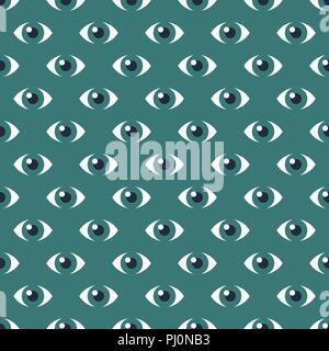 Pattern and seamless background of vector and colorful of abstract background texture, pattern background that create by eyes Stock Vector