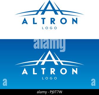 Letter A logo design vector template Stock Vector