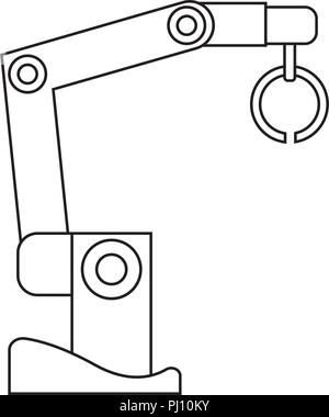 Abstract robot hand Stock Vector
