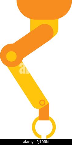 Abstract robot hand Stock Vector