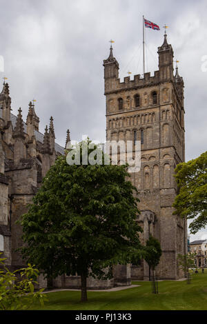 Exeter Cathedral, Devon, UK Stock Photo