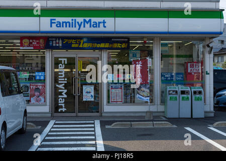 Family Mart Convenience Store in Japan Stock Photo