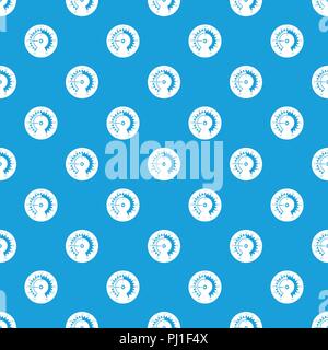 Barometer pattern vector seamless blue Stock Vector