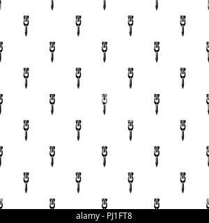 Coat zip icon, simple style Stock Vector