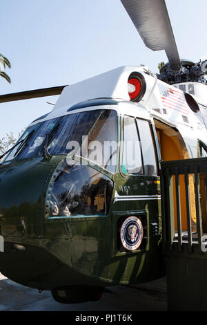 Sikorsky VH 3A 'Sea King' (bureau number 150617), Marine One / Army One, The Richard Nixon Presidential Library and Museum, Yorba Linda, California, United States of America Stock Photo