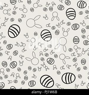 Seamless pattern background. Abstract and Classical concept. Geometric creative design stylish theme. Illustration vector. Black and white color. Stock Vector