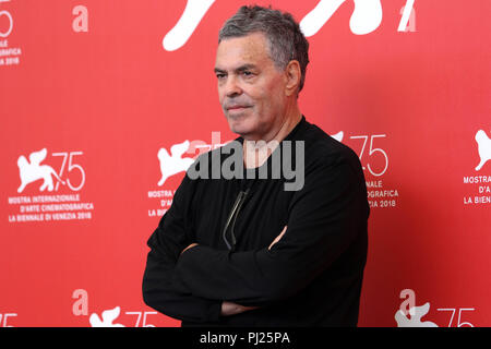 Europe, Italy, Lido di Venezia, 03 September, 2018 : the director Amos Gitai at the photocall of movie 'A Letter to a Friend in Gaza'. 75th Venice International Film Festival.    Photo © Ottavia Da Re/Sintesi/Alamy Live News Stock Photo